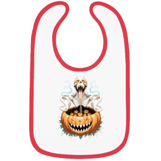 Heavy Metal Skeletons and Skulls Halloween Art Bibs