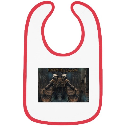 Halloween Scarecrow HOLLYDAY Bibs