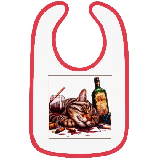 Cat as a person Bibs