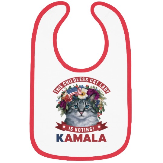 Childless Cat Lady is voting kamala Bibs