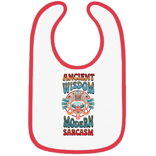 Ancient Wisdom, Modern Sarcasm Bibs