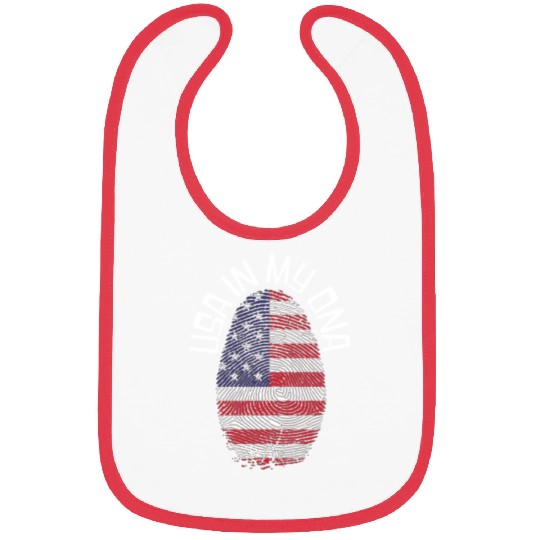 USA in my DNA - Love America Bibs