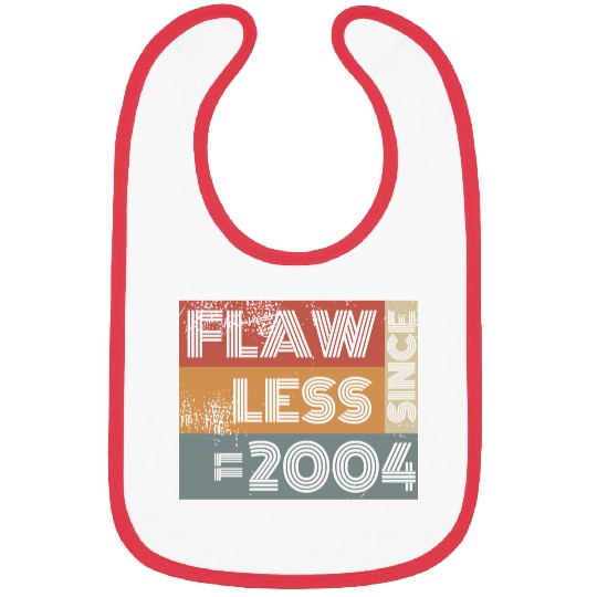 20th birthday Flawless since 11/2004 Bibs
