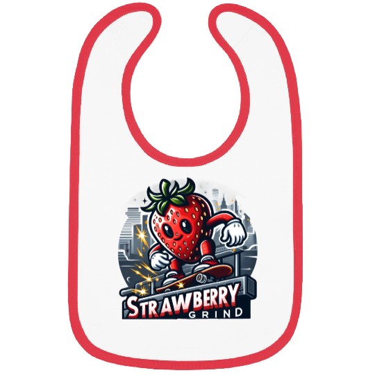 Strawberry Grind – Skater Berry Bibs