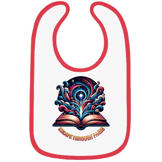 Escape Through Pages,Lost in a Book Bibs