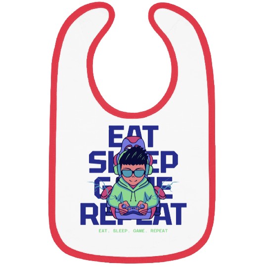 design Level Up Tees Bibs