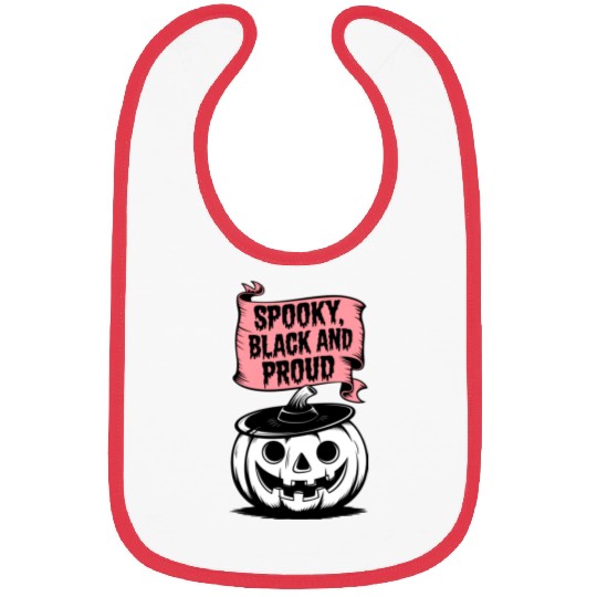 Spooky Black and Proud Bibs