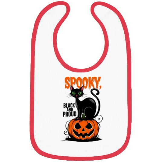 Spooky Black and Proud Bibs