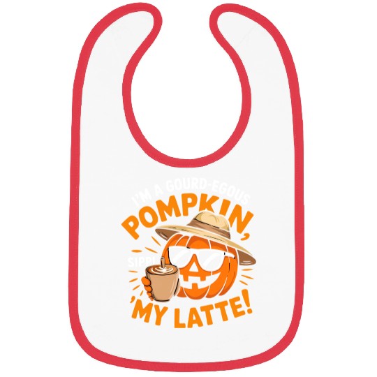 Pumpkin Spice Latte, Retro It's Fall Y'all Bibs