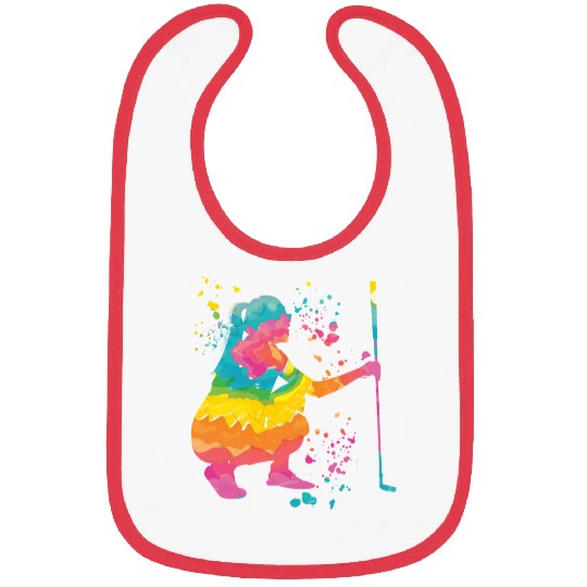 Golfer Colorsplash Kids Miniature Golf Bibs