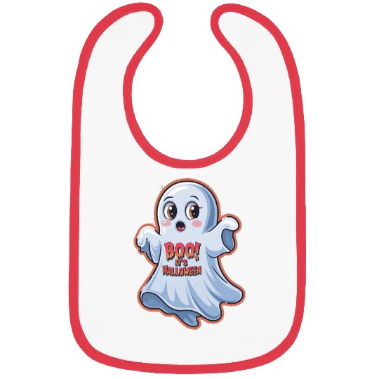 Scared Little Ghost Bibs