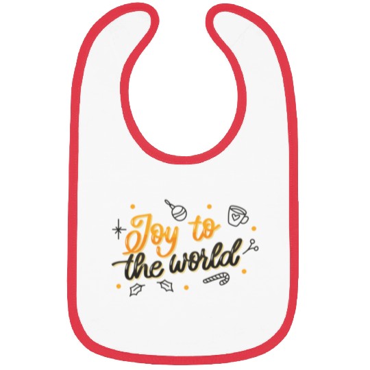 Amazing Joy to the world Illustration Bibs