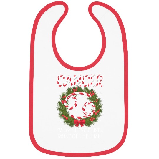 Cancer Zodiac Christmas: Nice List Bibs
