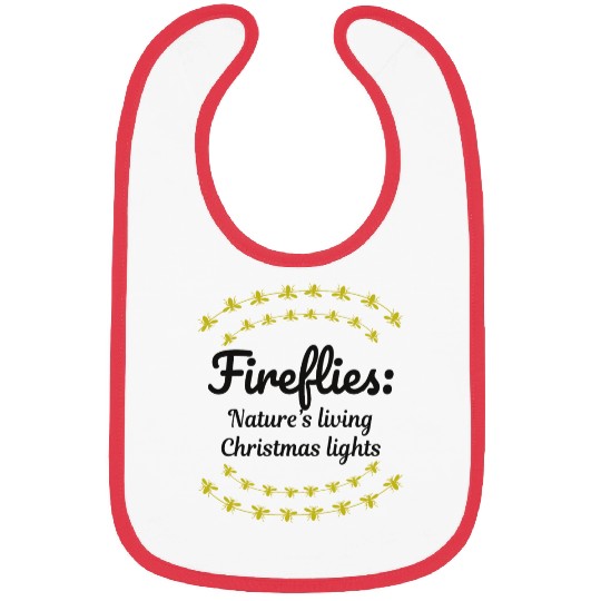 Fireflies Firefly Lightning Bug Insect Christmas Bibs