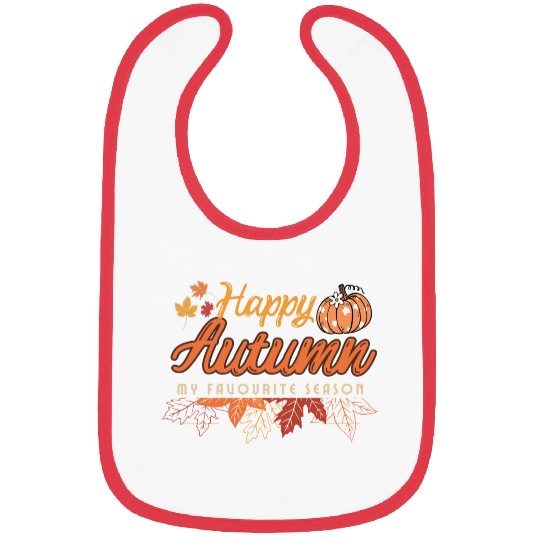Happy Autumn design Bibs