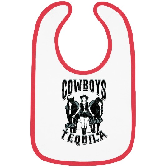 Cowboys and Tequila - Cowgirl Bibs