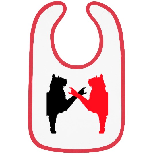 Cat Team Heavy Metal Hard Rock Music Pet Friends Bibs