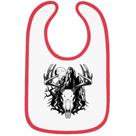 Deer Skull Bibs