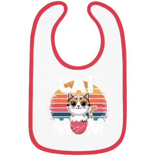 Cat Mom Bibs