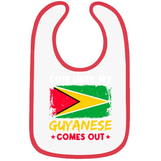 Guyana Pride Guyanese Roots Georgetown Love Bibs