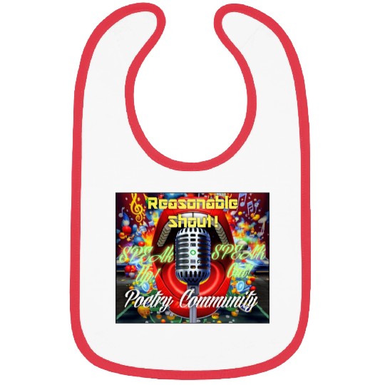 Reasonable Shout! Poetry Community Products Bibs