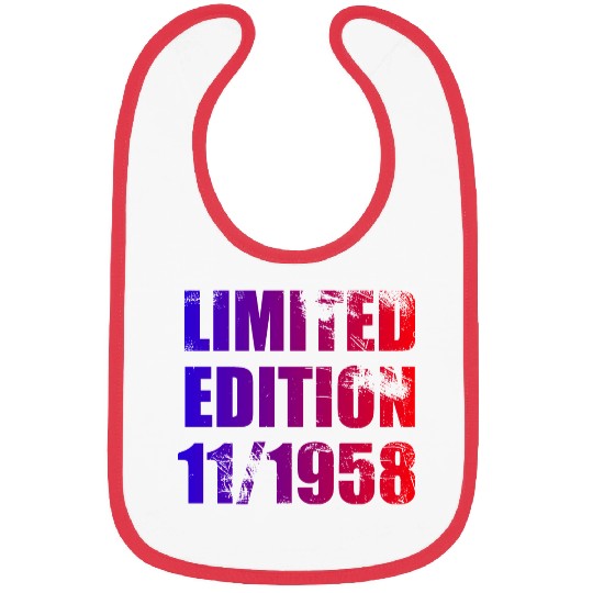 66th birthday Limited Edition 11/1958 Bibs