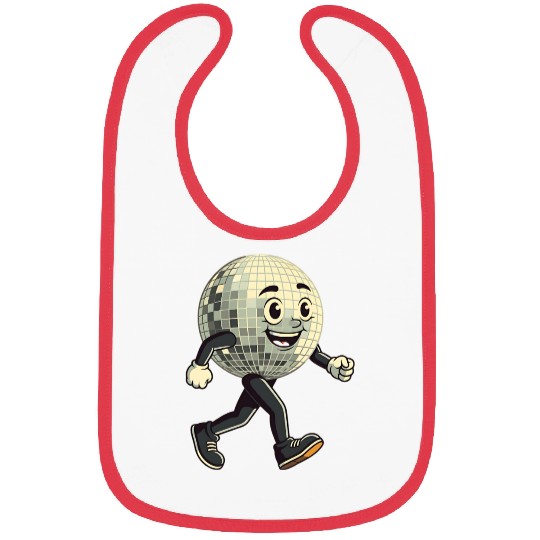 Disco Ball Walking - Retro Funk in Motion Bibs