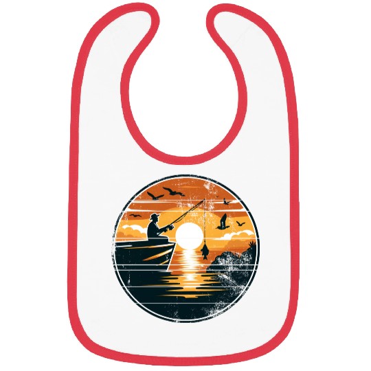 Angler Fishing Fish Bibs