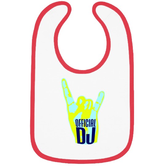 Official DJ Music Heavy Metal Horns Hand Gesture Bibs