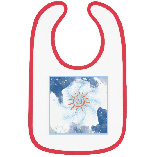 galaxy sun Bibs