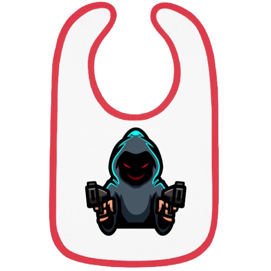Ghost Gamer Bibs