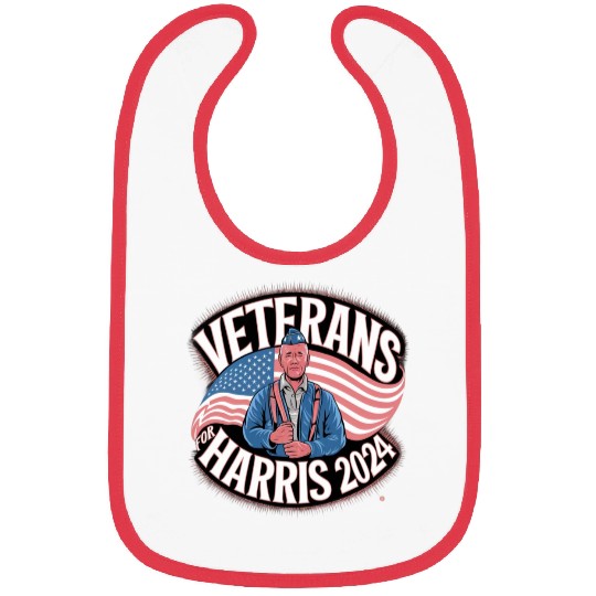 Veterans Stand with Kamala Harris 2024 Bibs