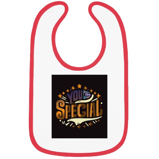 classic motivational typography design Bibs