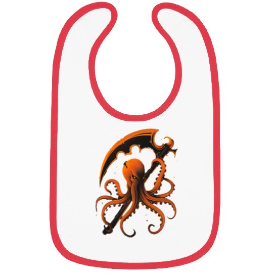 Halloween Octopus Bibs