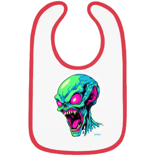Angry Alien Bibs