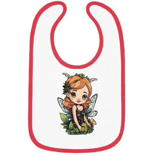 Blooming forest fairy - Sweet nature spirit Bibs