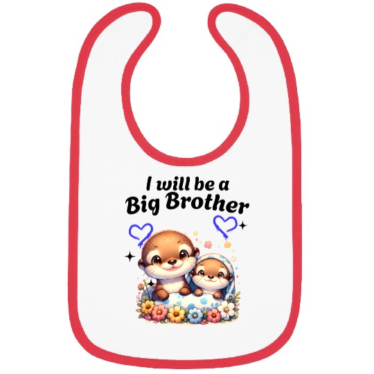 I'm Going To Be A Big Brother Sweet Otter, Brother Bibs
