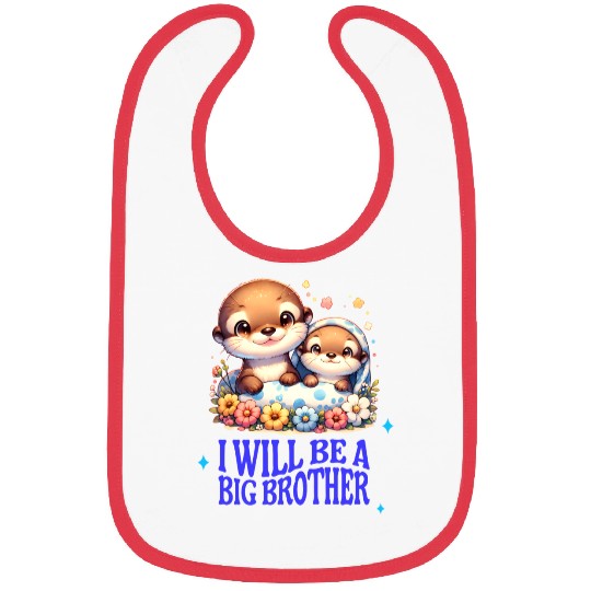 I'm Going To Be A Big Brother Sweet Otter, Brother Bibs