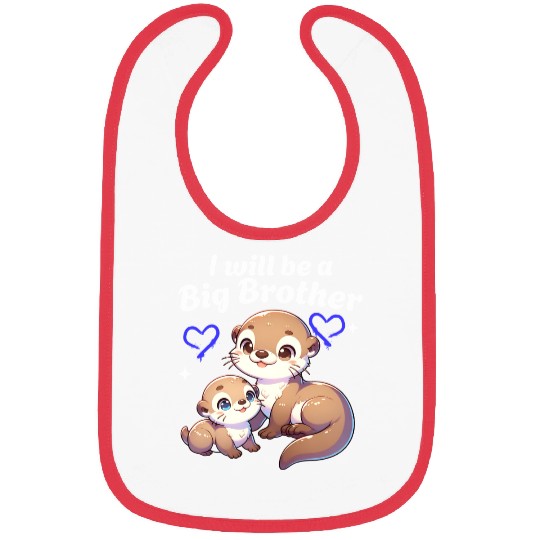 I'm Going To Be A Big Brother Sweet Otter, Brother Bibs