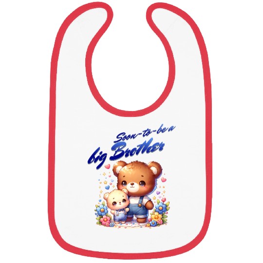 I'm Going To Be A Big Brother Cute Teddy Bears, Bibs