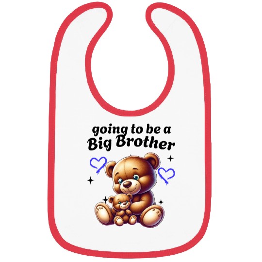 I'm Going To Be A Big Brother Cute Teddy Bears, Bibs