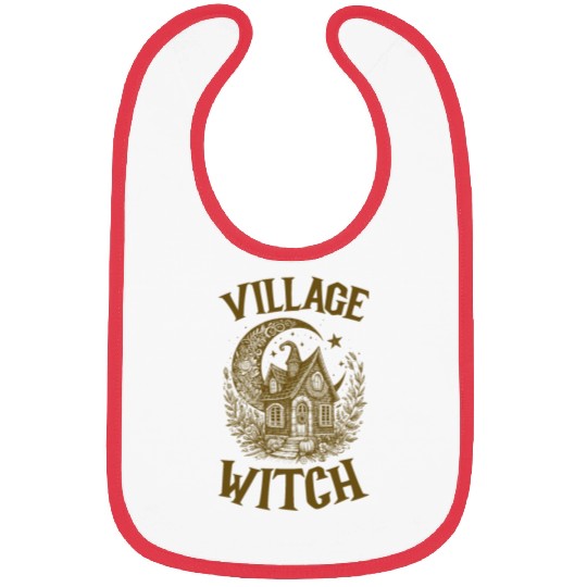 Village Witch Salem Vintage Halloween Bibs