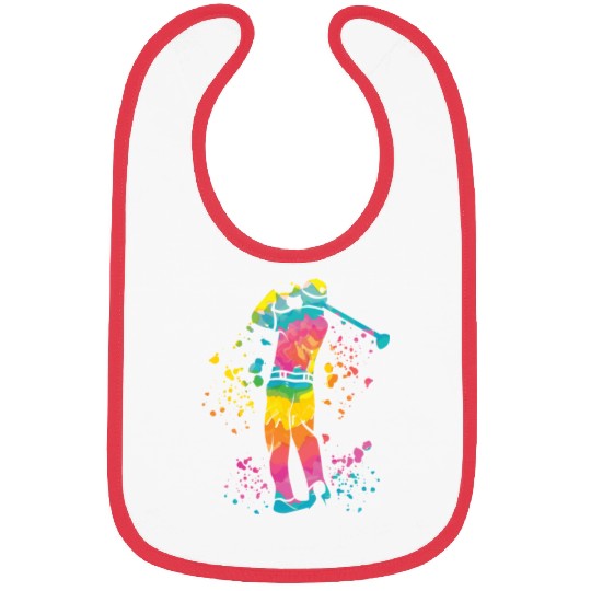 Golfer Colorsplash Kids Miniature Golf Bibs
