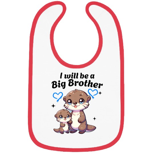I'm Going To Be A Big Brother Sweet Otter, Brother Bibs