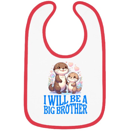 I'm Going To Be A Big Brother Sweet Otter, Brother Bibs