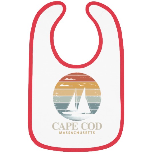 Cape Cod Vintage SunsetMassachusetts Sailing Bibs