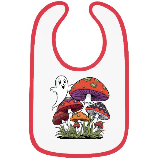 Bibs mushrooms halloween