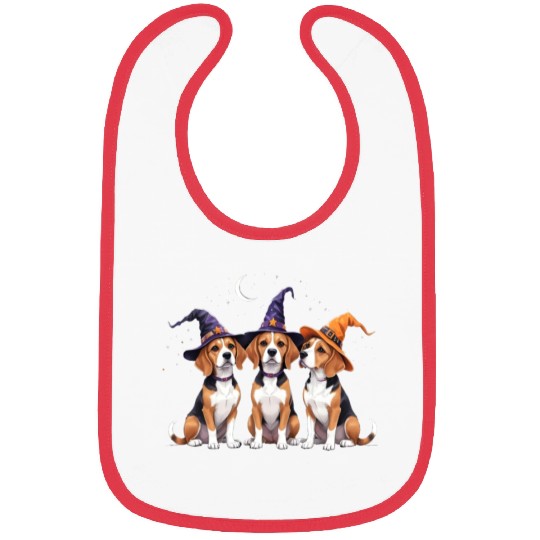 Beagle Halloween Spooky Dog Halloween Costume Bibs
