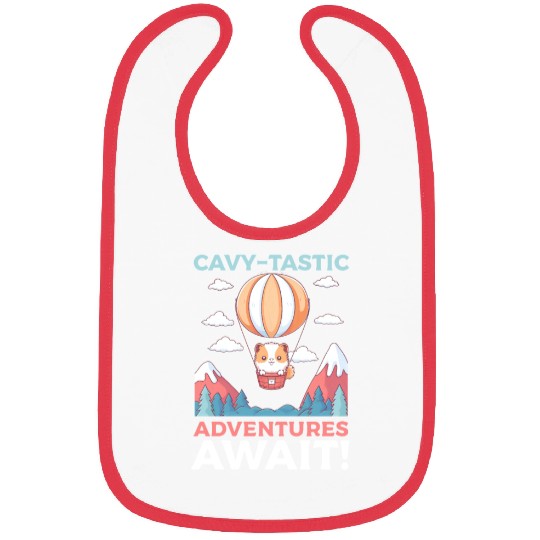 Guinea Pig Cavy-Tastic Adventures Await! Bibs