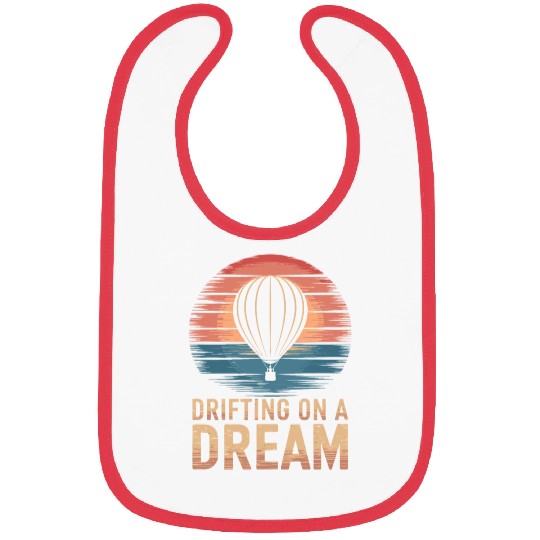 Drifting On A Dream Hot Air Balloon Adventure Bibs